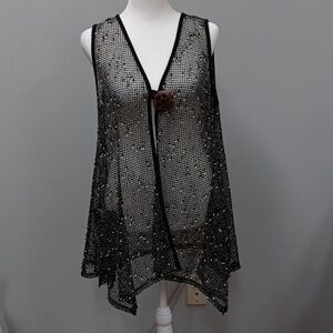 Vintage, woven cover up